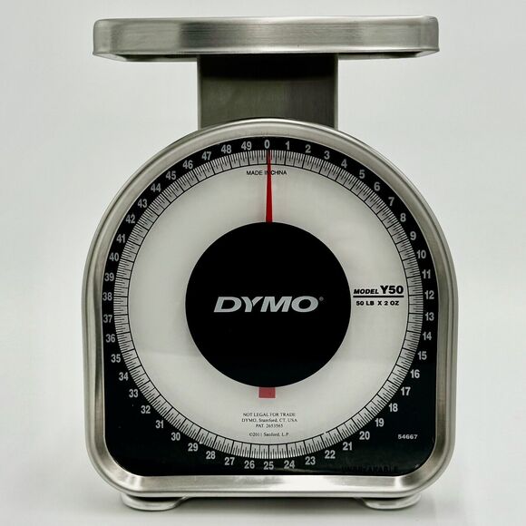 Dymo Model Y50 50lb Dial Scale/Desktop/Shipping works perfect  Nently used - Picture 1 of 10